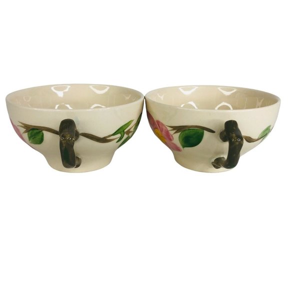 2 Franciscan Desert Rose Tea Cups & Saucer Sets Flat Cup Coffee Made in England - Picture 5 of 11